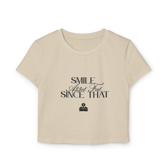 Bossy Babe Cropped Tee - Asset Fat Smile